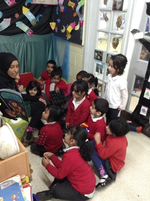Activity with pupils Yew Tree Community School