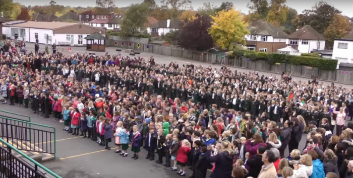 Warren Road Primary mass storytelling